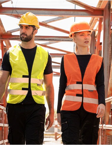 K-KXQ-Hi-Vis Mesh Safety Vest Thessaloniki